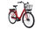 Uutuus! Crescent Elsa 7-vaihteinen Sähköavusteinen polkupyörä Väri: Punainen