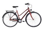 Crescent Skans 7-vaihteinen Naisten Citypyörä  55 cm runkolla Väri:punainen